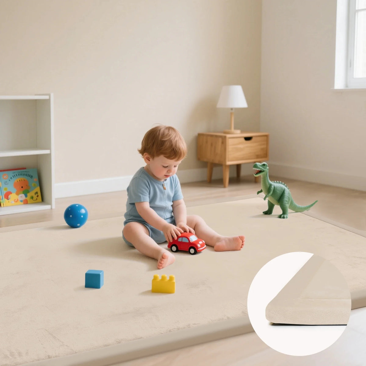 PaPaMat Living Room Baby Play Mat Tatami Style Non Slip Rug