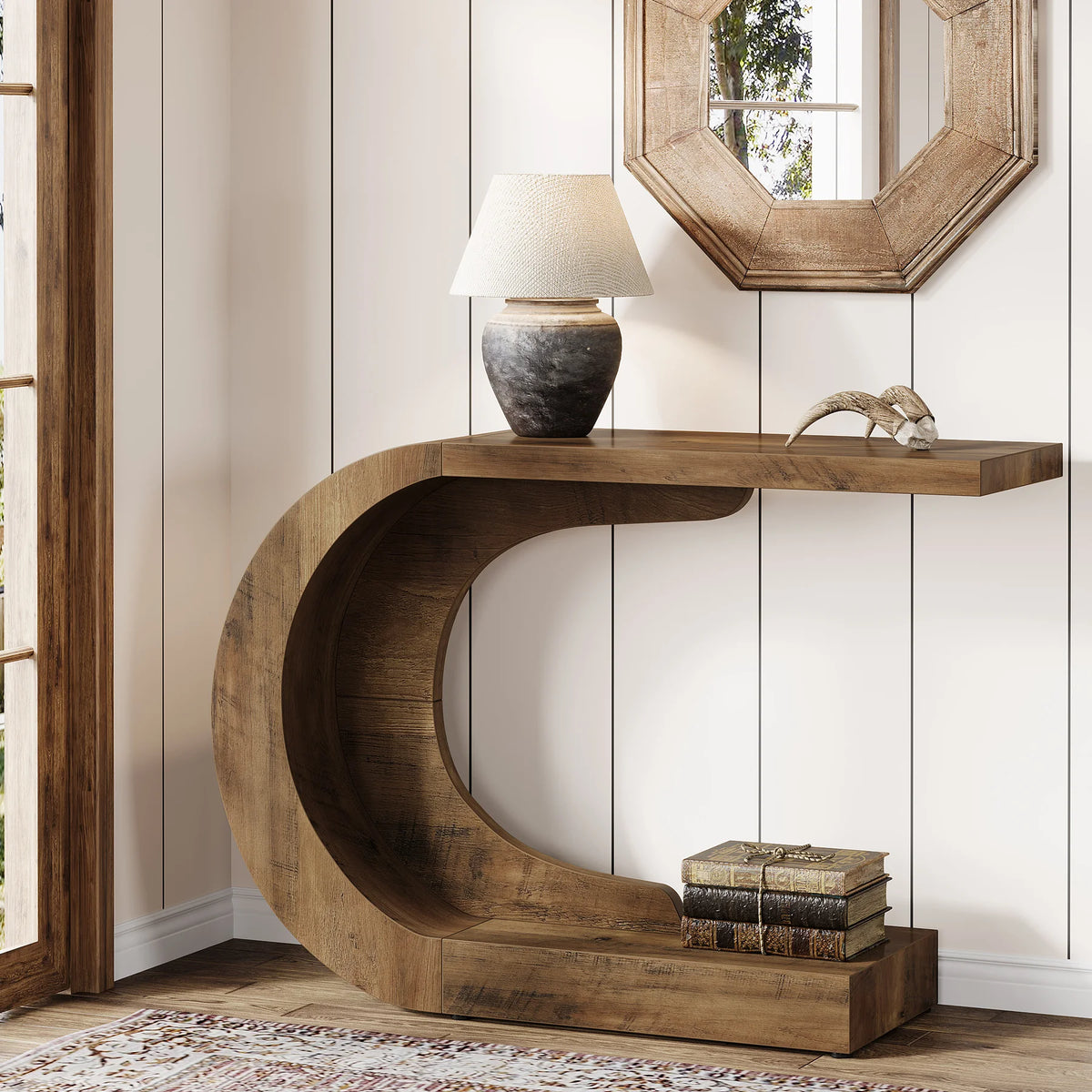 Tribesigns Mid Century Modern Console Table For Entryway