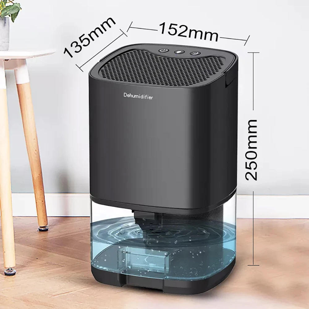 THANKSHARE Electric Dehumidifier 1000ml Water Tank For Home Use
