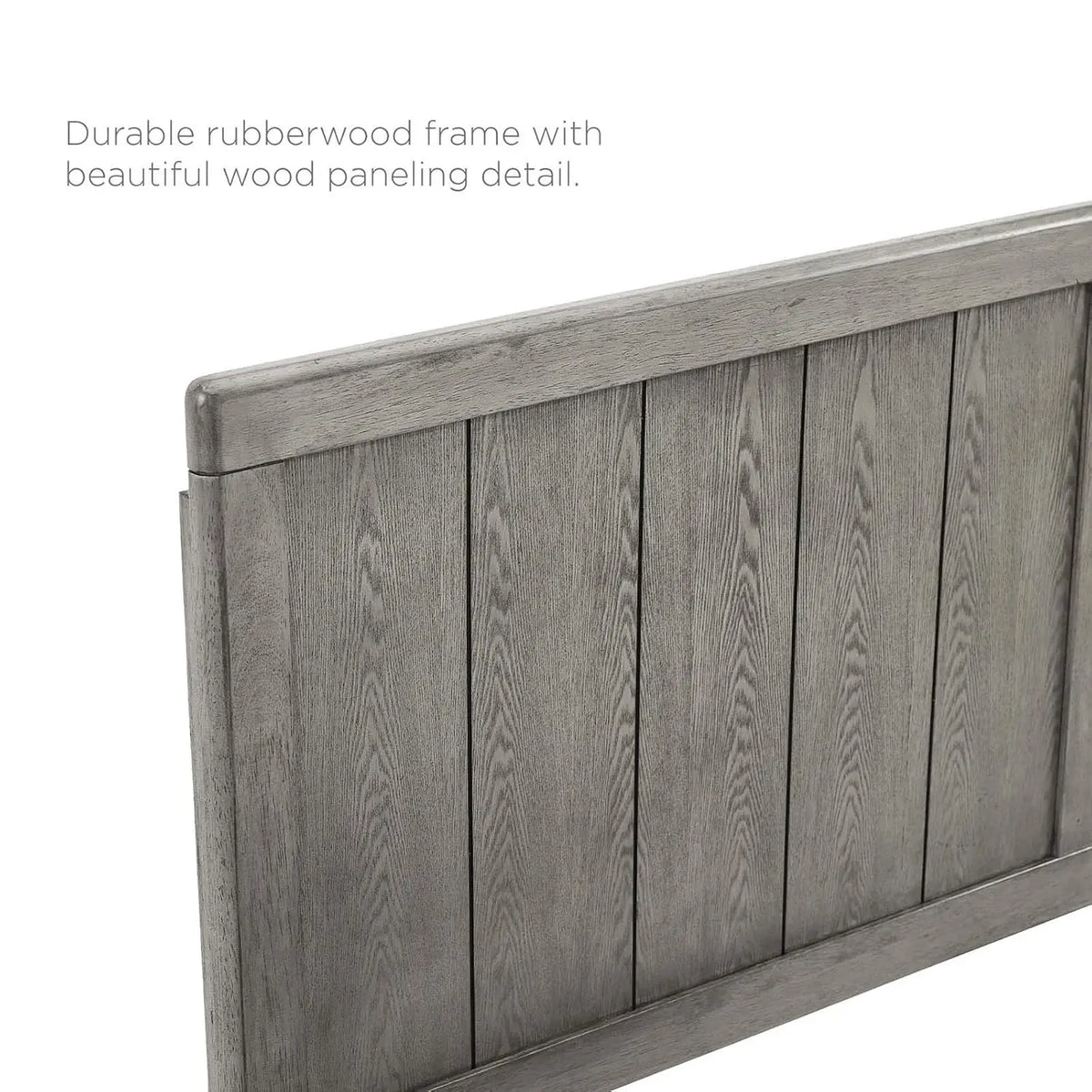Mid Century Modern Wood Headboard for Bedroom, Durable Construction